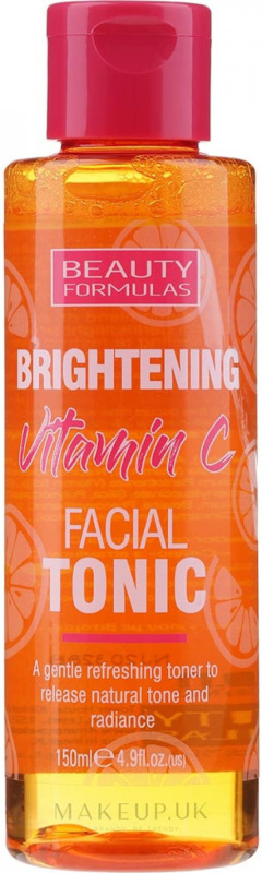 BEAUTY FORMULAS Rozjasňující tonikum s vitamínem C, 150 ml