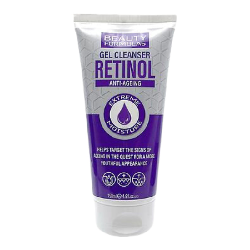 Beauty Formulas Retinol hloubkově čisticí gel proti vráskám 150 ml