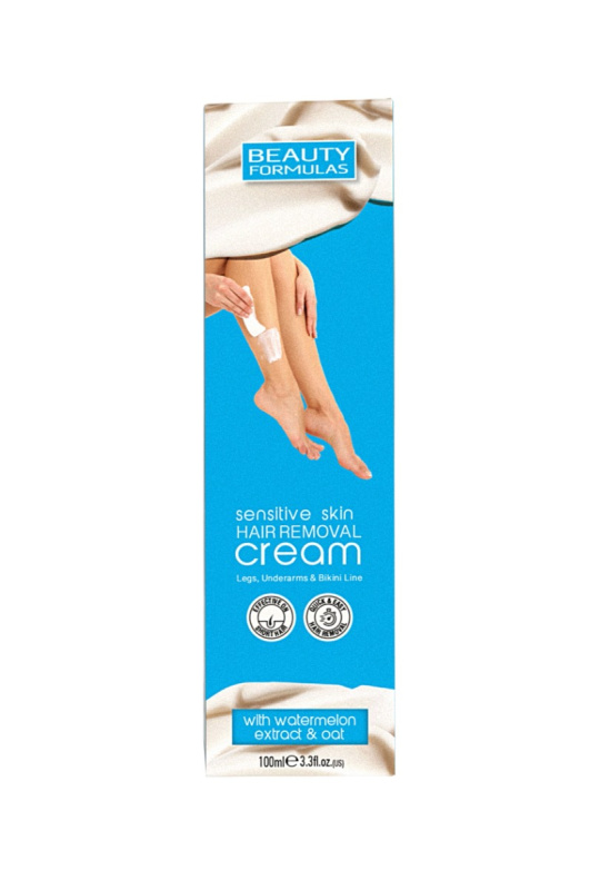 Beauty Formulas Depilační krém na citlivou pokožku, 100ml