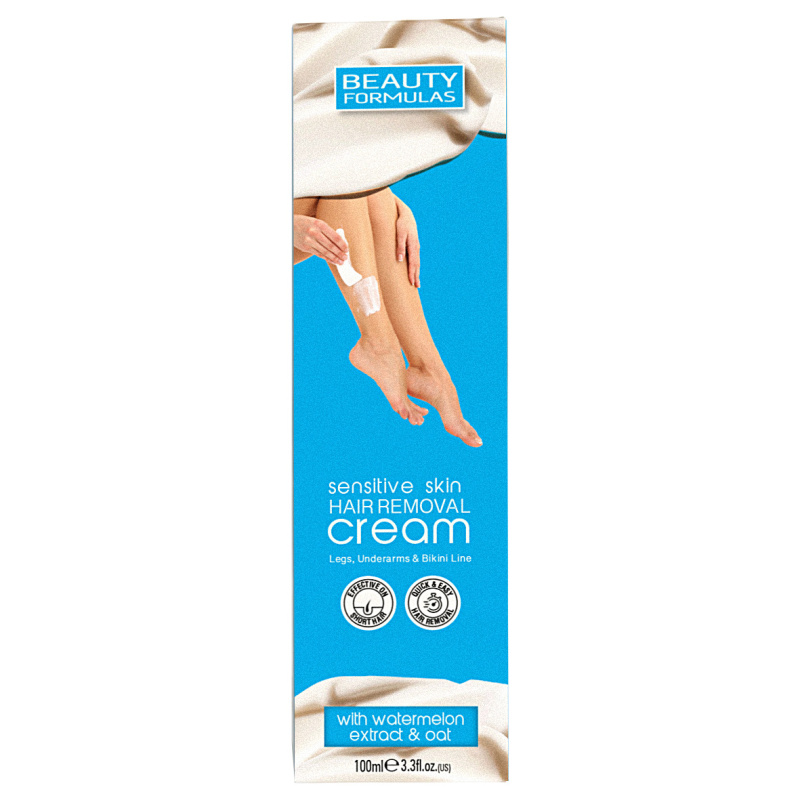 Beauty Formulas Depilační krém na citlivou pokožku, 100ml
