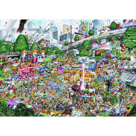 GIBSONS Puzzle Miluji prodej z kufru auta 1000 dílků