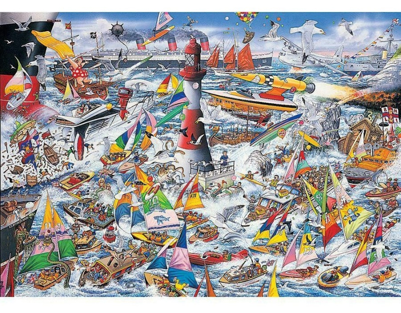 GIBSONS Puzzle Miluji lodě 1000 dílků