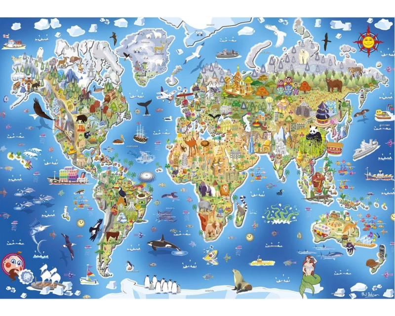 GIBSONS Vzdělávací puzzle Náš svět 250 dílků