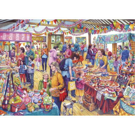 GIBSONS Puzzle Obecní tombola XL 500 dílků