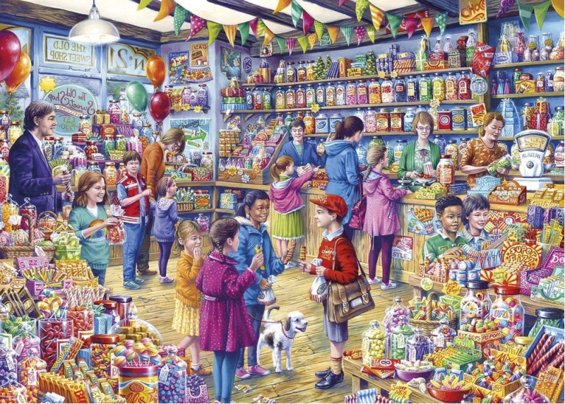 GIBSONS Puzzle Stará cukrárna XL 500 dílků