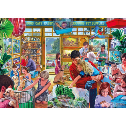 GIBSONS Puzzle Chlupatí přátelé XL 500 dílků