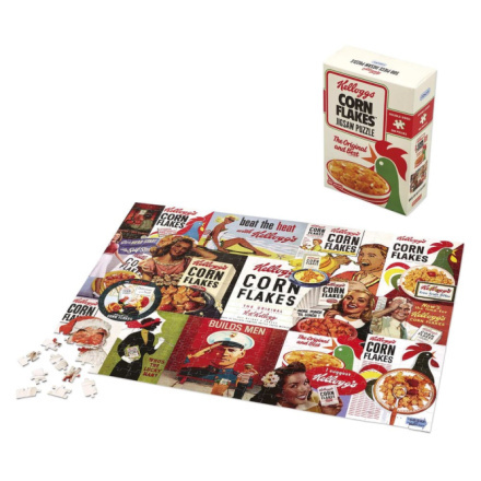 GIBSONS Oboustranné puzzle Kellogg’s Cornflakes 500 dílků