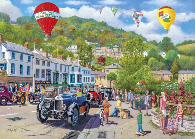 GIBSONS Puzzle Vesnice Matlock Bath 1000 dílků