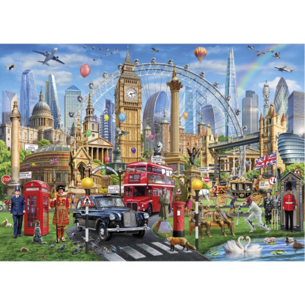 GIBSONS Puzzle Volání Londýna 1000 dílků