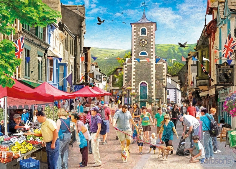 GIBSONS Puzzle Keswick, Anglie 1000 dílků
