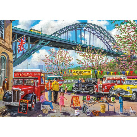 GIBSONS Puzzle Newcastle, Anglie 1000 dílků