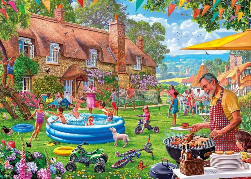 GIBSONS Puzzle Letní dny 1000 dílků