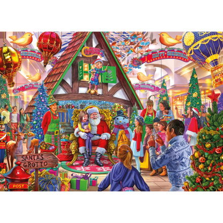GIBSONS Puzzle Navštivte Santu 1000 dílků