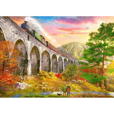 GIBSONS Puzzle Viadukt Glenfinnan 1000 dílků