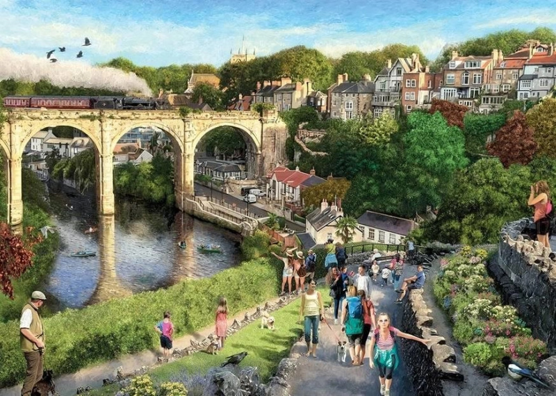Puzzle Knaresborough 1000 dílků GIBSONS