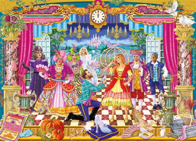 Puzzle Skleněný střevíček 1000 dílků GIBSONS