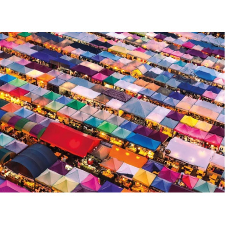 GIBSONS Puzzle Thajské tržiště 1000 dílků