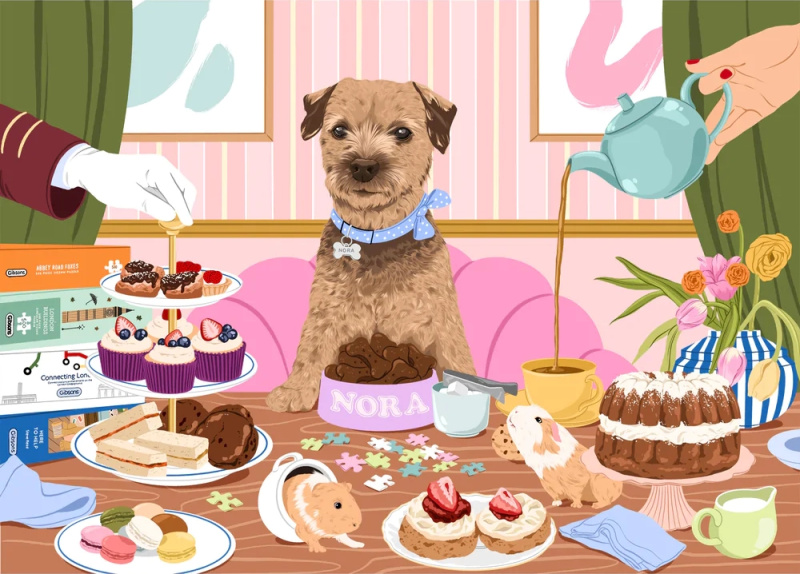 GIBSONS Puzzle Mlsání s Norou 1000 dílků