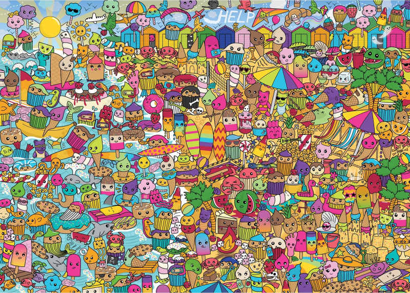 GIBSONS Puzzle Sladká dovolená 1000 dílků