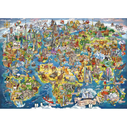 GIBSONS Puzzle Báječný svět 1000 dílků