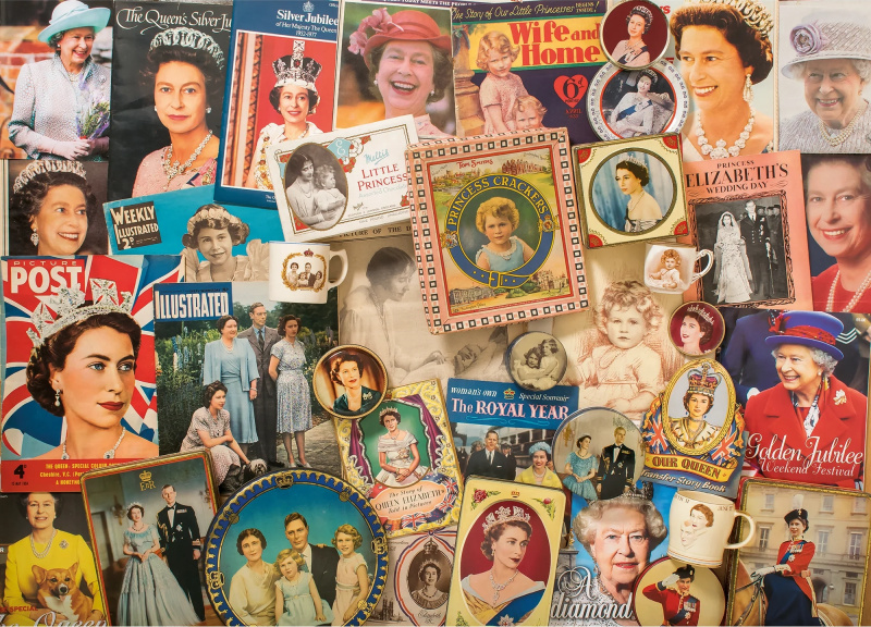 GIBSONS Puzzle Naše velkolepá královna 1000 dílků