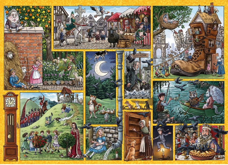 GIBSONS puzzle Říkanky napříč časem 1000 dílků