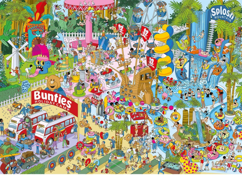 Puzzle Jokesaws: Trouble in Paradise 1000 dílků