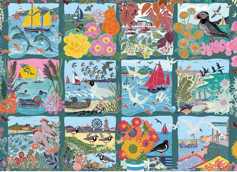 Puzzle Pobřežní volání 1000 dílků GIBSONS