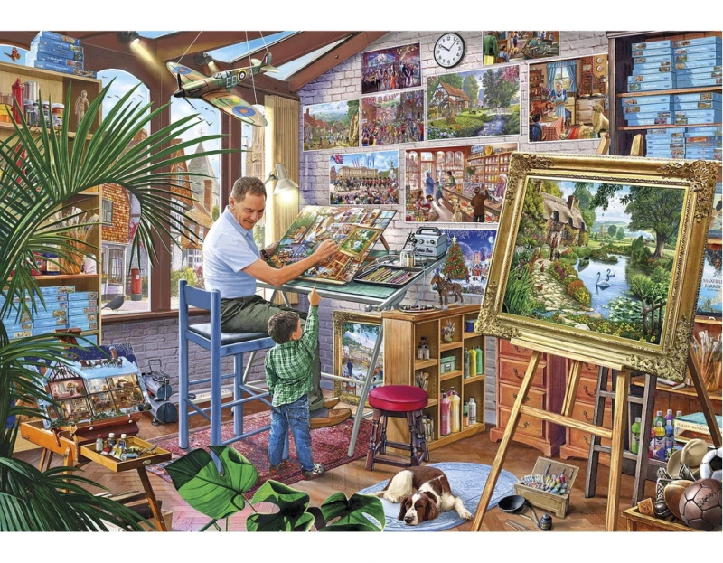 Umělecké dílo puzzle 2000 dílků od Gibsons