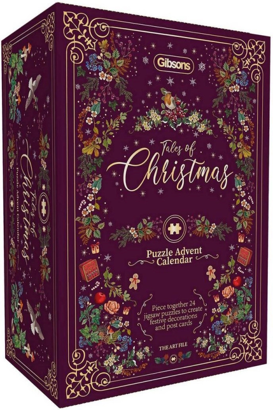 Adventní kalendář s puzzle TALES OF CHRISTMAS 24 dní – GIBSONS