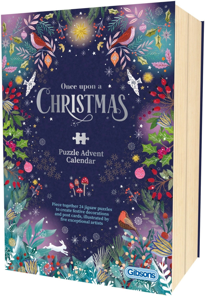 Gibsons puzzle adventní kalendář Kdysi o Vánocích