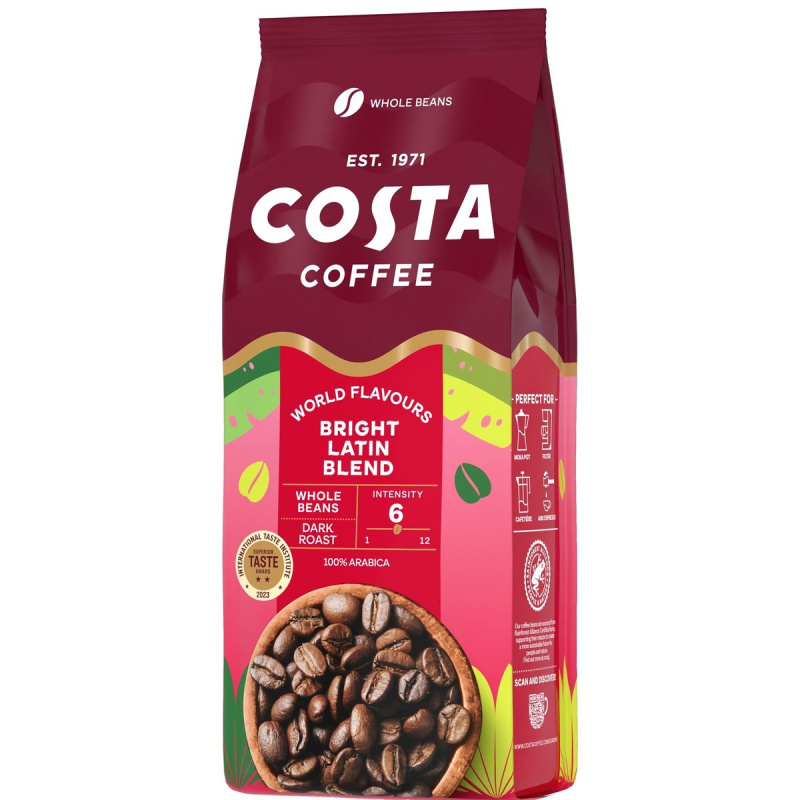Costa Coffee Bright blend kávová zrnka