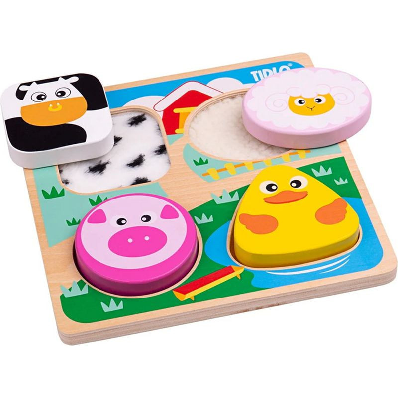 Tidlo Senzorické puzzle farma