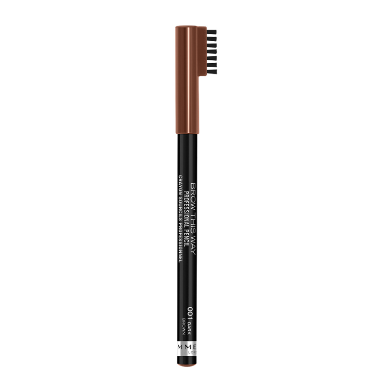 Rimmel Professional tužka na obočí odstín 001 Dark Brown 1.4 g