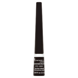 Rimmel Exaggerate Eyeliner tekuté oční linky odstín 100% Black 2,5 ml