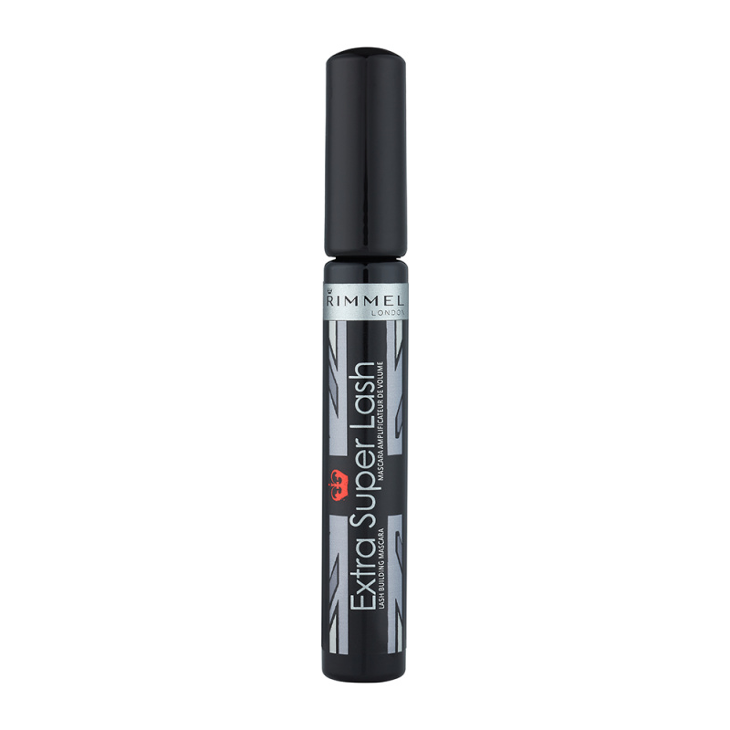 Rimmel Extra Super Lash řasenka pro prodloužení řas odstín 101 Black Black 8 ml