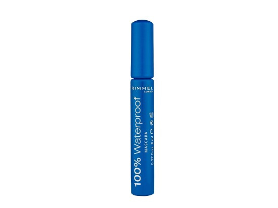 Rimmel 100 % Waterproof voděodolná řasenka odstín 001 Black Black 8 ml
