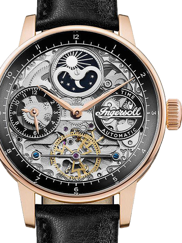 Ingersoll I07705 The Jazz Dual Time Automatik 42mm