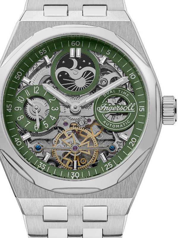 Ingersoll I12905 The Broadway Dual Time Automatic 43mm