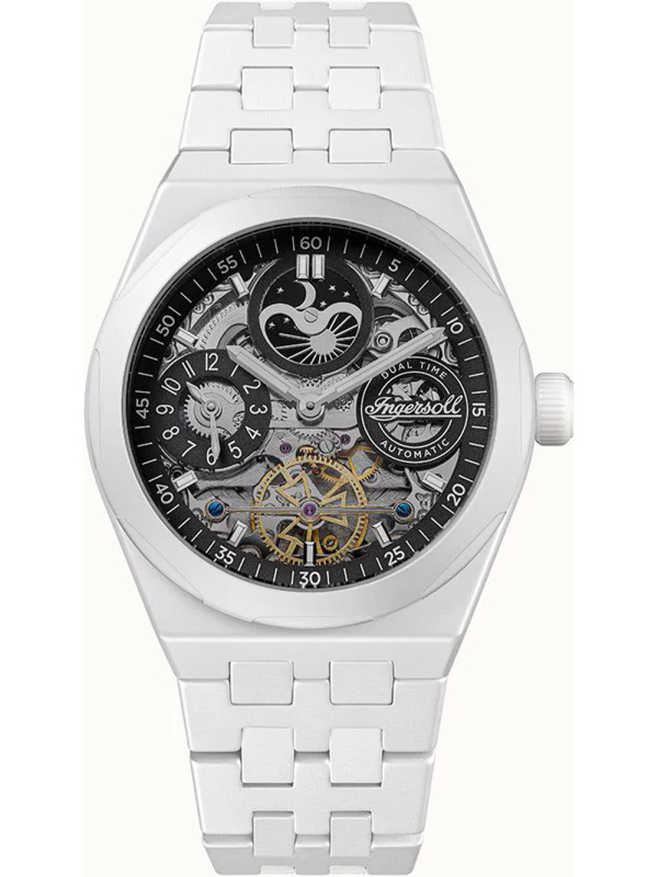 Ingersoll I15101 The Broadway Dual Time Ceramic Autom. 43mm