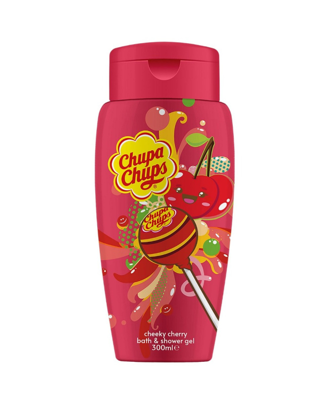 Chupa Chups Cherry sprchový gel a pěna do koupele 2v1