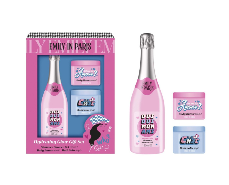 Emily In Paris Hydrating Glow dárková sada pro ženy