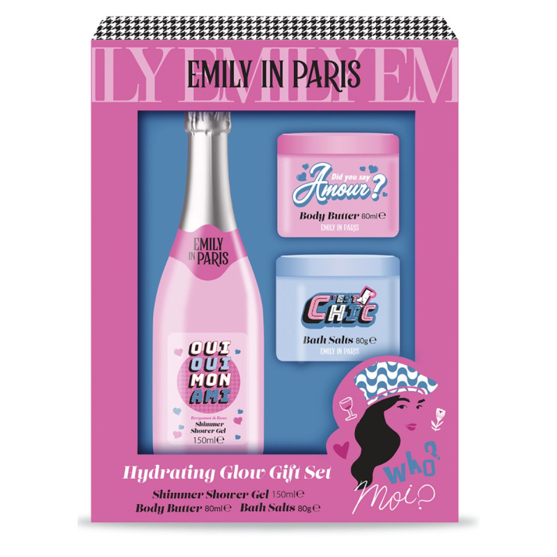 Emily In Paris Hydrating Glow dárková sada pro ženy