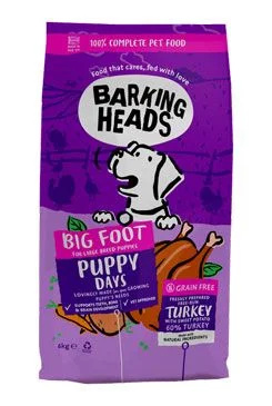 BARKING HEADS Big Foot Puppy Days Turkey granule pro štěňata 6 kg