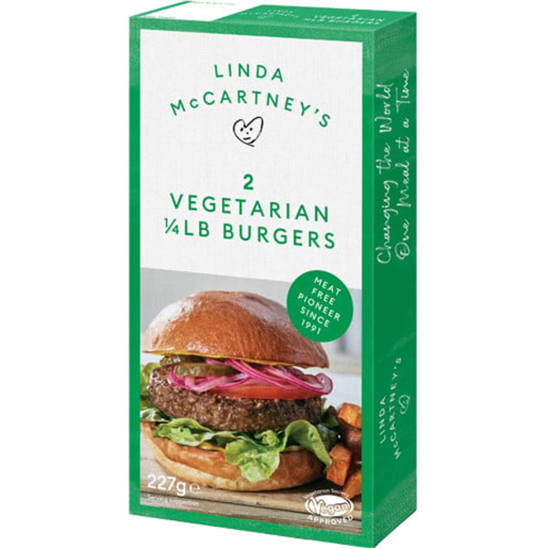 Linda McCartney's Vegetariánské placky s cibulí, mražené (2 ks)