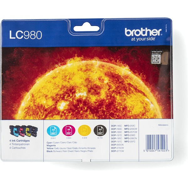 Brother LC980VALBP Vícebarevná