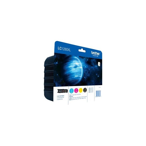 Inkoust Brother LC-1280XLVALBP - multipack BK+C+M+Y