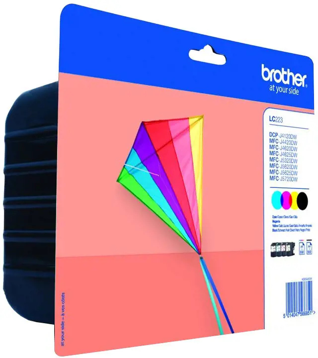 Brother LC223VALBP Vícebarevná