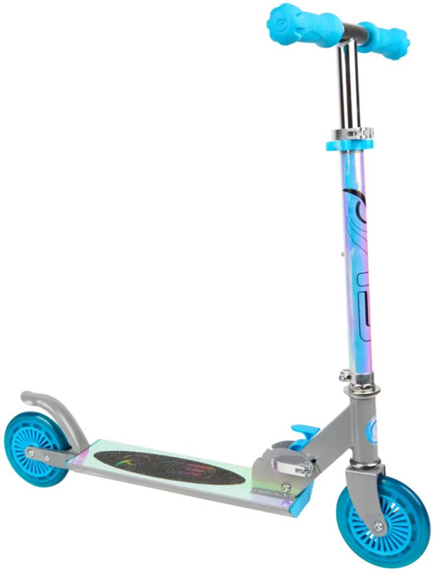 Dětská skládací koloběžka EVO inline 5" holographic - 1 kus