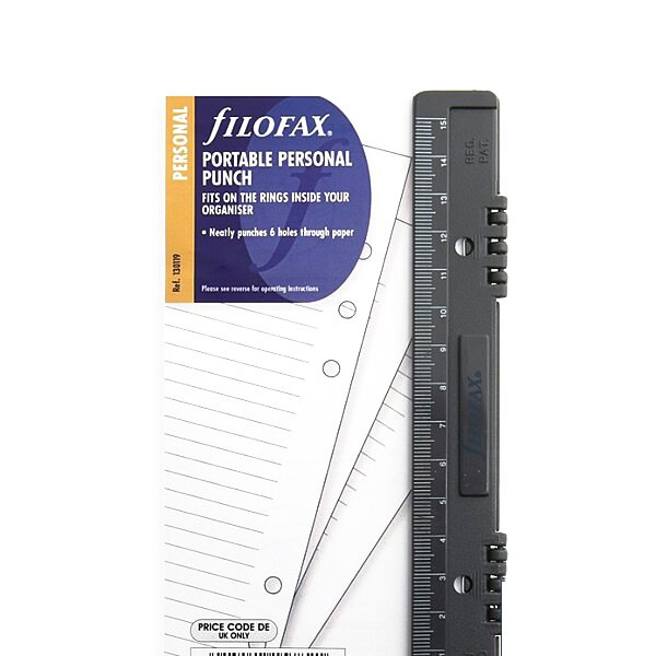Děrovač náplň osobních diářů Filofax